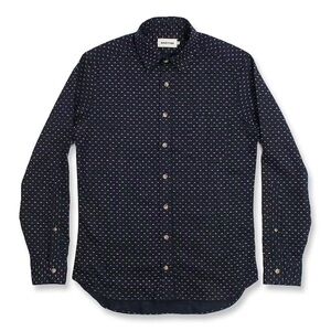 Taylor Stitch California Shirt in Indigo Pyramid - 42 - EUC